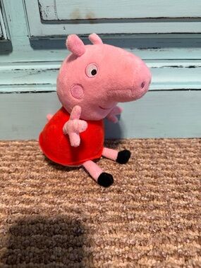 Peppa Pig Pink and Red Plush Toy by Peppa Pig